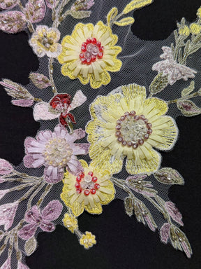 Multicoloured Lace Appliques - MT4020