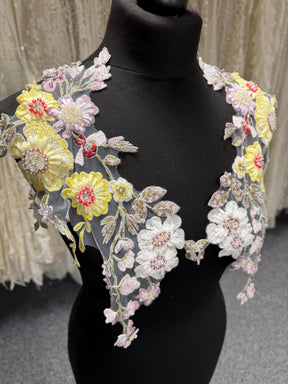 Multicoloured Lace Appliques - MT4020