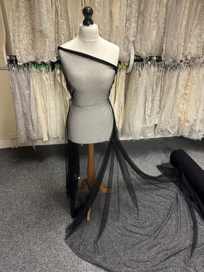 Black Spotted Tulle - Machete