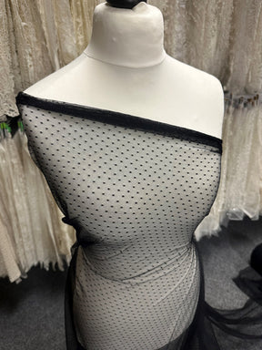 Black Spotted Tulle - Machete
