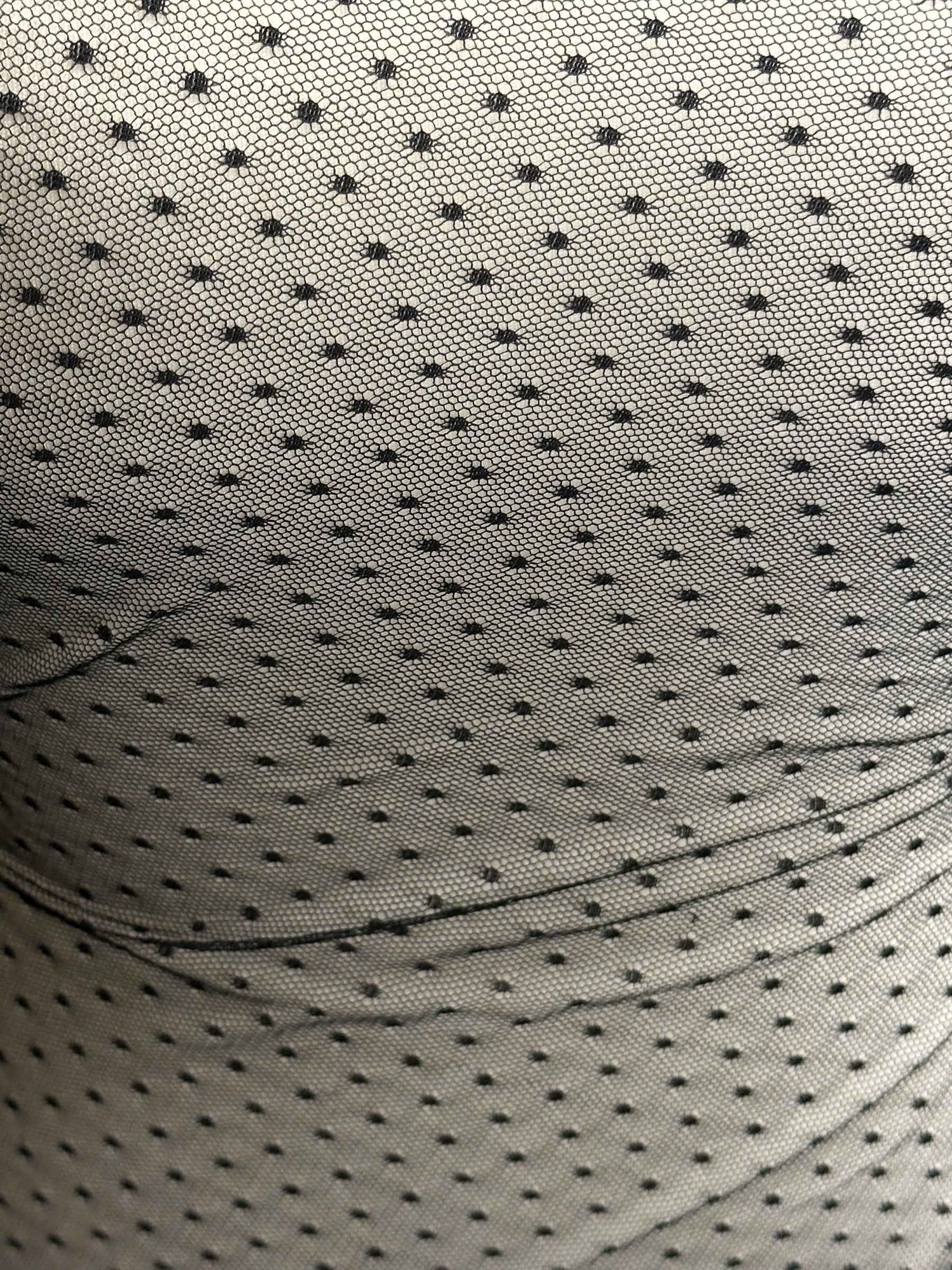 Black Spotted Tulle - Machete