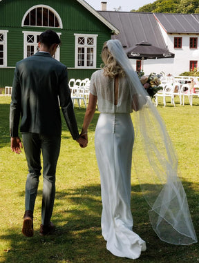 Ivory Beaded Georgette - Mallory