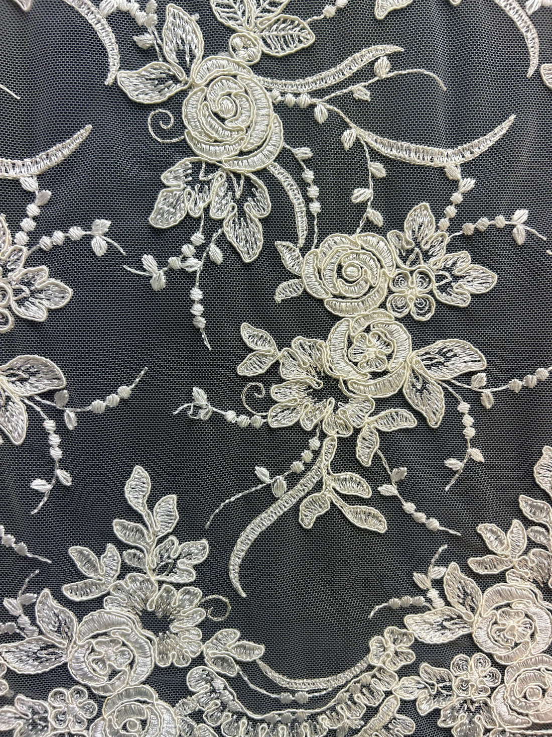 Ivory Corded Lace Maria