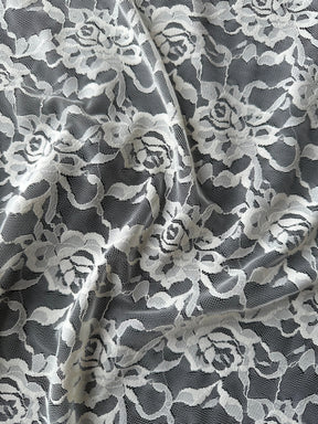 Ivory Raschel Stretch Lace – Matina
