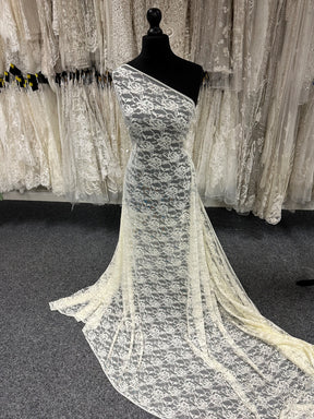 Ivory Raschel Stretch Lace – Matina