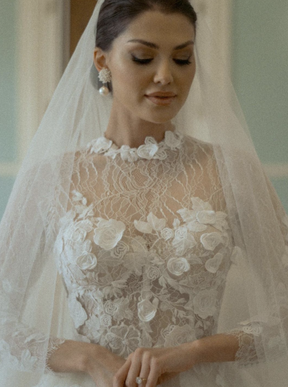 Ivory 3D Lace - Meghan