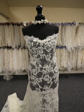 Ivory Corded Lace - Mia