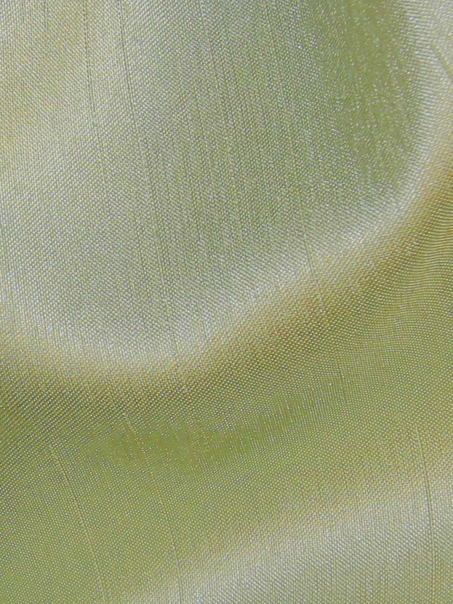 Mint Polyester Satin Backed Dupion - Clarity
