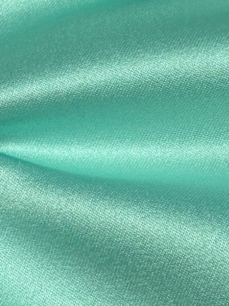 Mint Polyester Satin - Canada