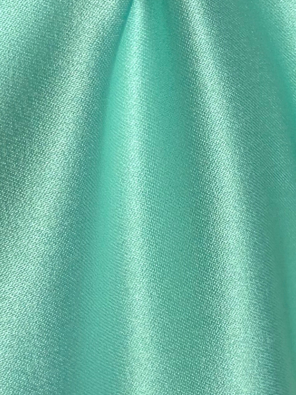 Mint Polyester Satin - Canada