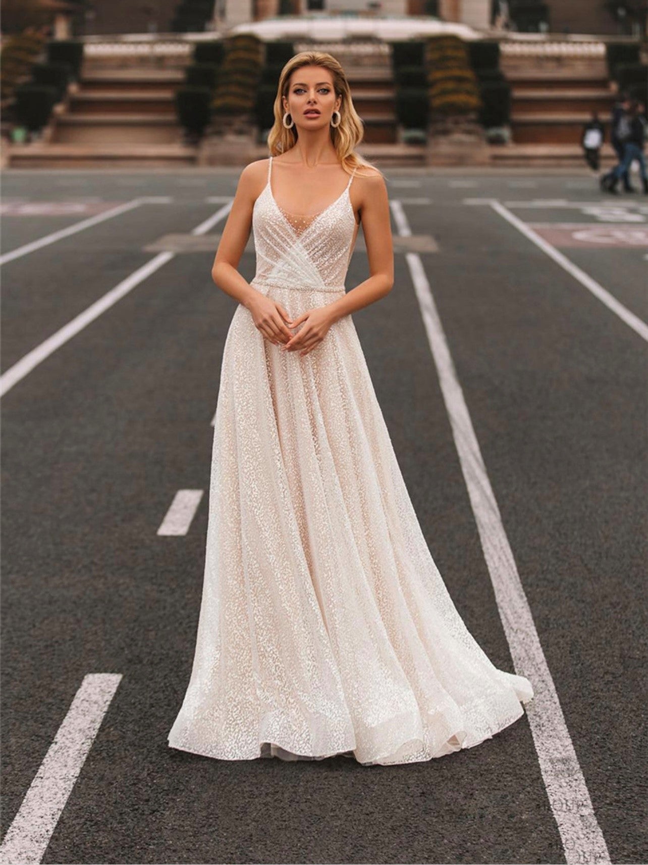 Ivory Glitter Tulle - Mission