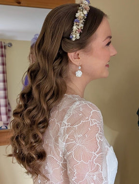 Ivory Embroidered Lace - Monique