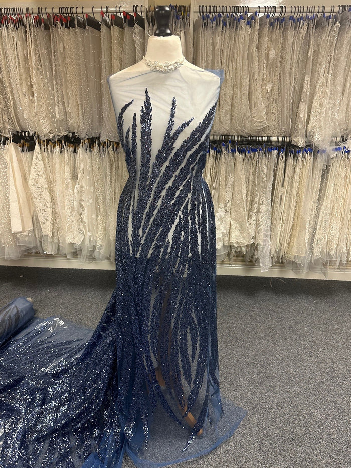 Glitter Lace Fabric - Image 4