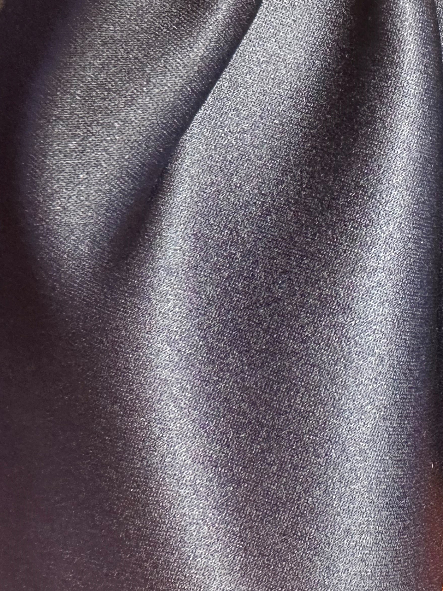 Navy Polyester Satin - Canada