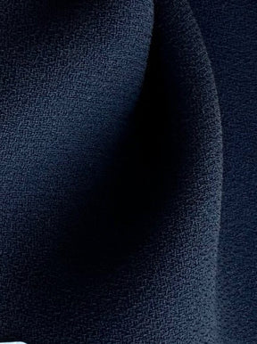 Navy Polyester Crepe - Portugal