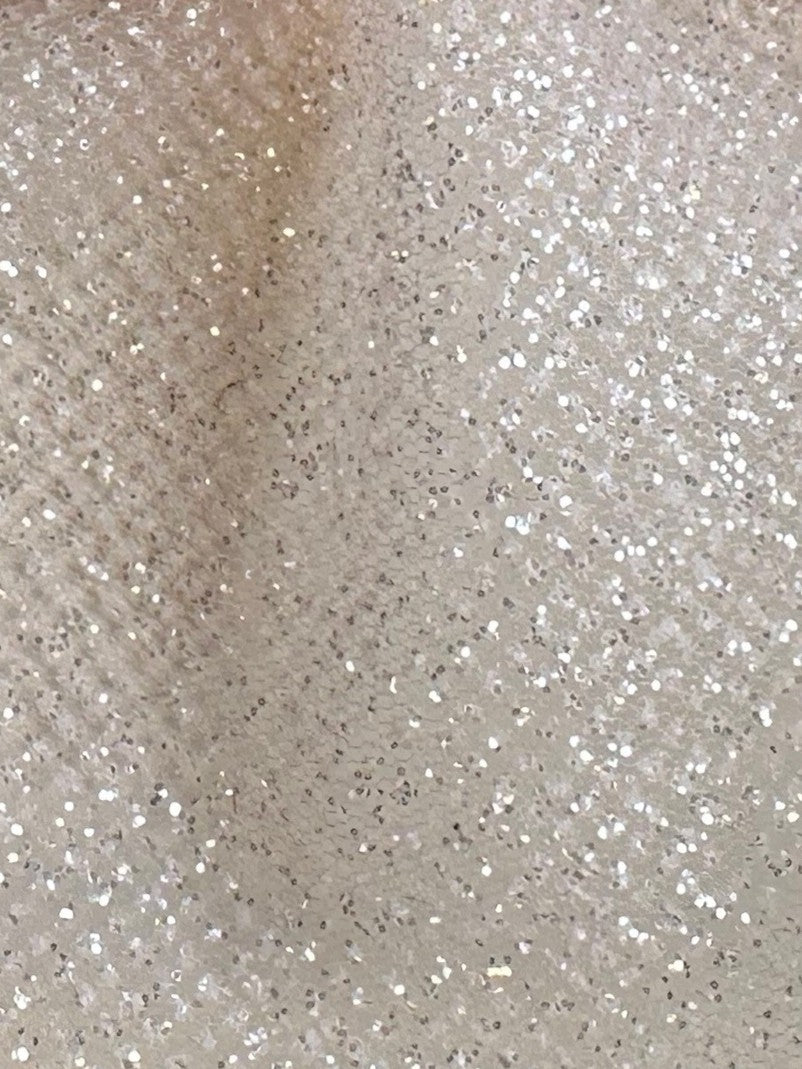 Nude Glitter Tulle - Shining