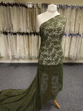 Olive Corded Lace - Shannon