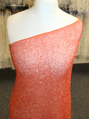 Orange Beaded Lace - Britte