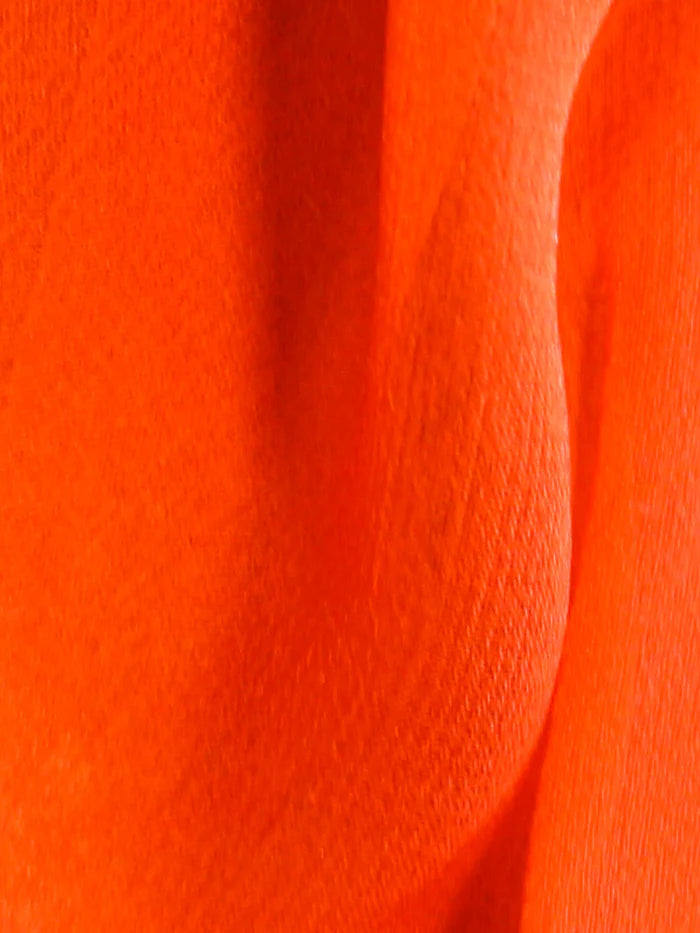 Orange Silk Chiffon - Tempest