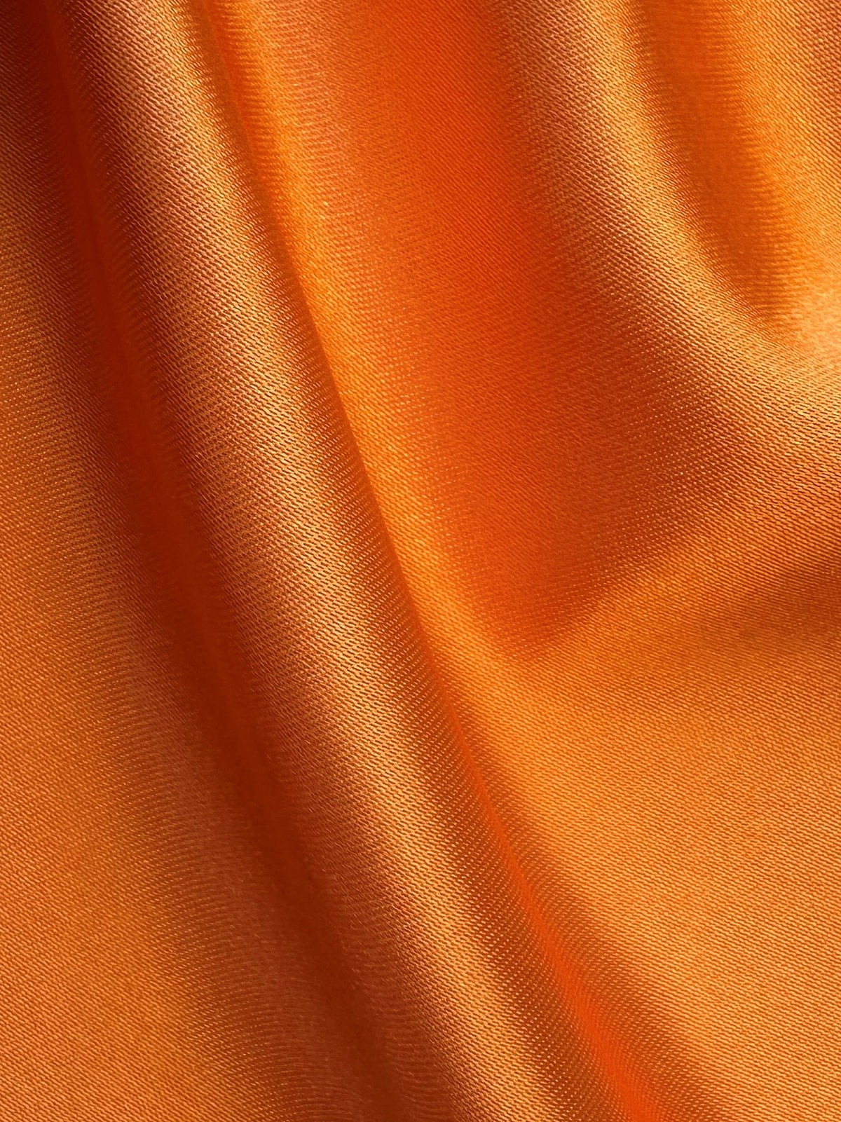 Orange Polyester Satin - Family
