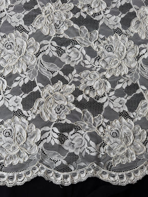 Ivory Corded Lace - P213
