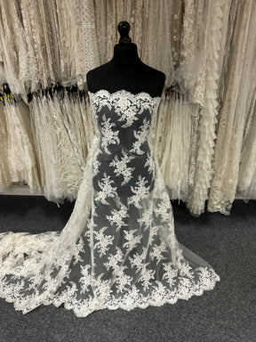Ivory Corded Embroidery Lace - P233