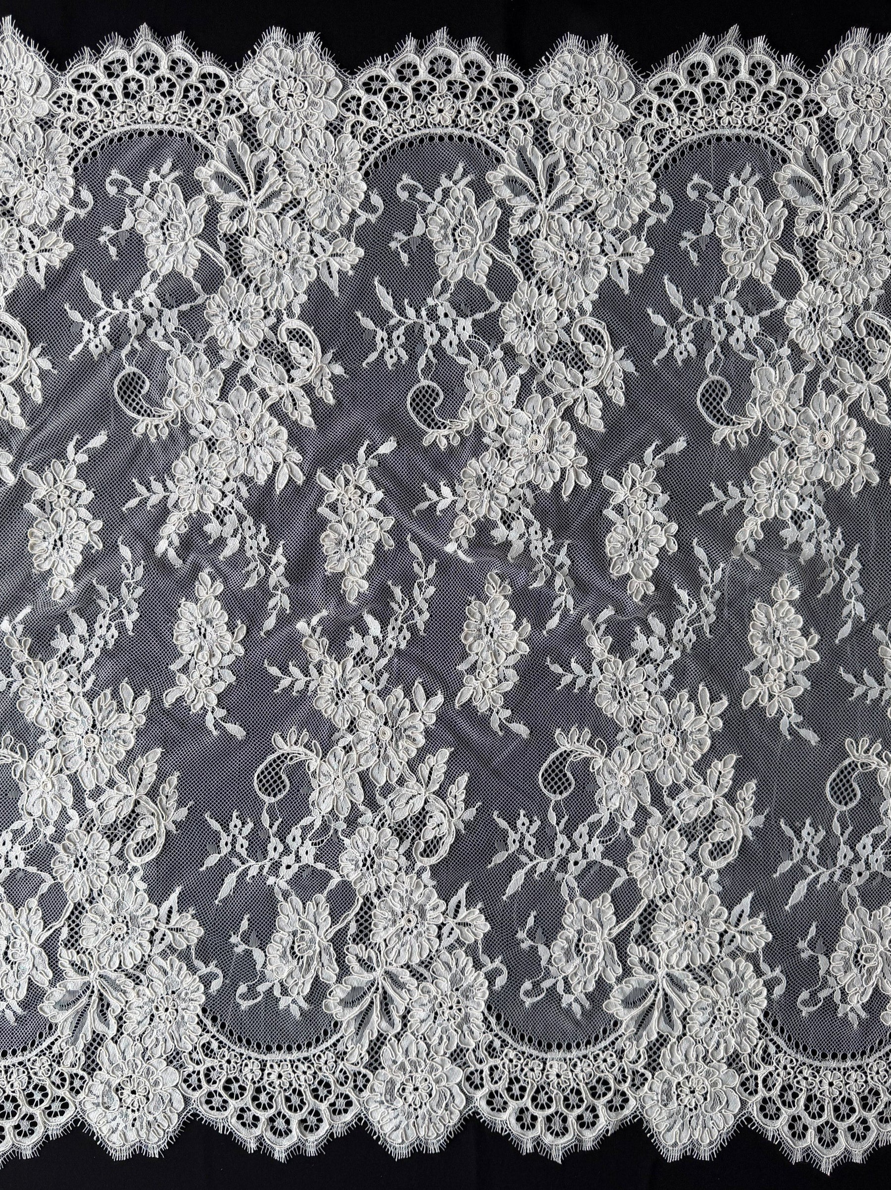 Ivory Corded Lace - Brogan P376