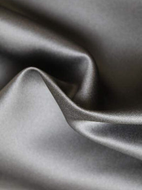 Charcoal Polyester Duchess Satin - P42