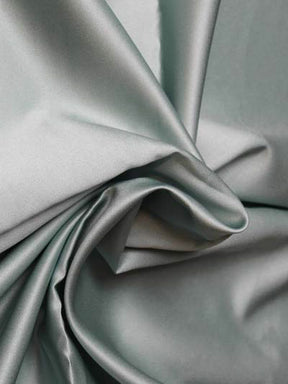 Misty Green Polyester Duchess Satin - P42