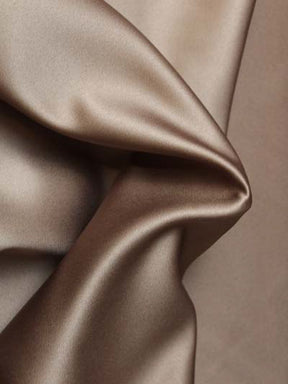Mid Cocoa Polyester Duchess Satin - P42