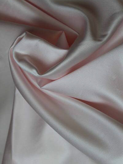 Pale Pink Polyester Duchess Satin - P42