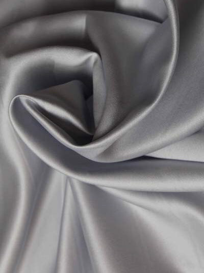 Silver Polyester Duchess Satin - P42