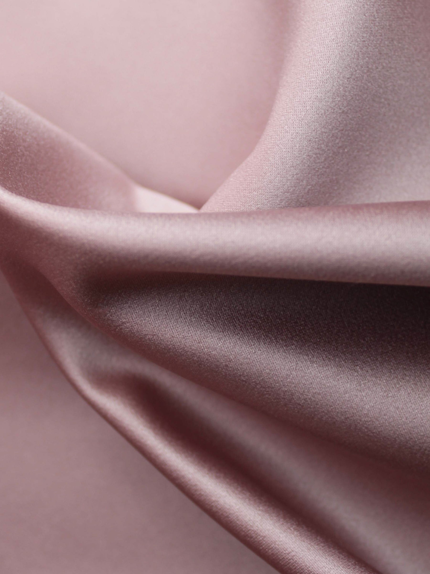 Suede Pink Polyester Duchess Satin - P42