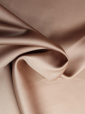 Taupe Polyester Duchess Satin - P42