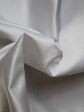 White Polyester Duchess Satin - P42