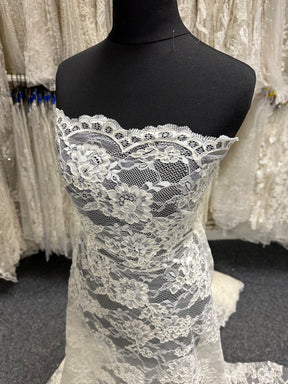 Ivory Corded Lace - P442