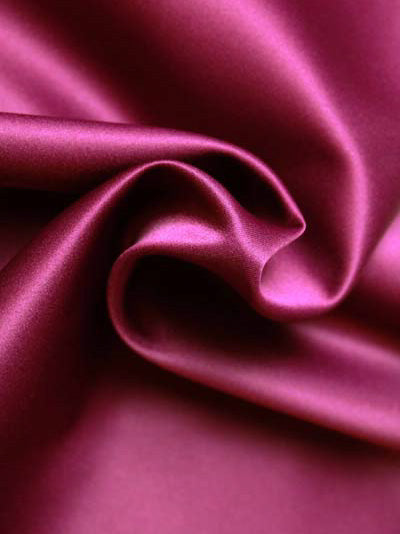 Burgundy Polyester Lightweight Duchess Satin - P44