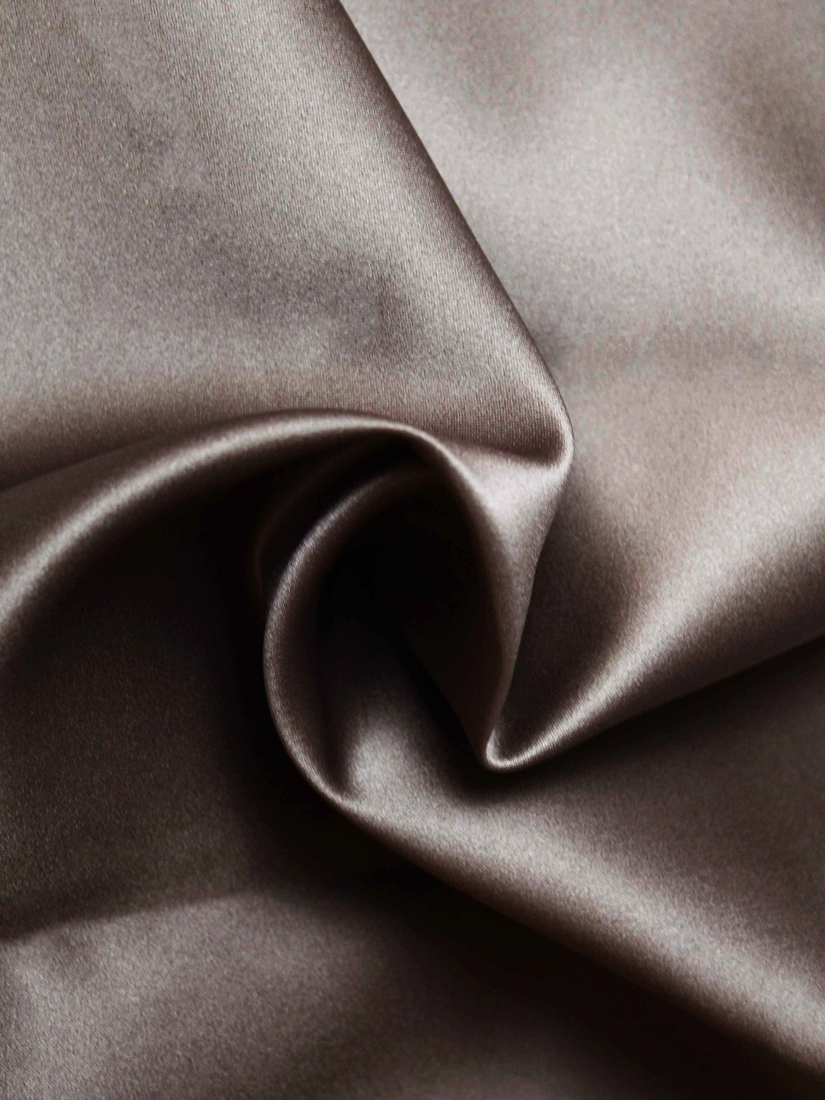Chocolate Polyester Lightweight Duchess Satin - P44