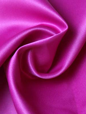 Fuchsia Polyester Lightweight Duchess Satin - P44