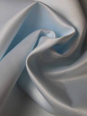 Ice Blue Polyester Lightweight Duchess Satin - P44