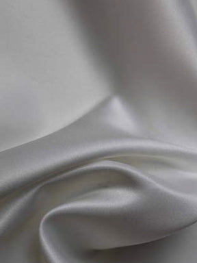 Pale Ivory Polyester Lightweight Duchess Satin - P44