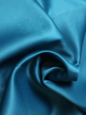 Teal Polyester Lightweight Duchess Satin - P44
