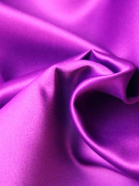 Violet Polyester Lightweight Duchess Satin - P44