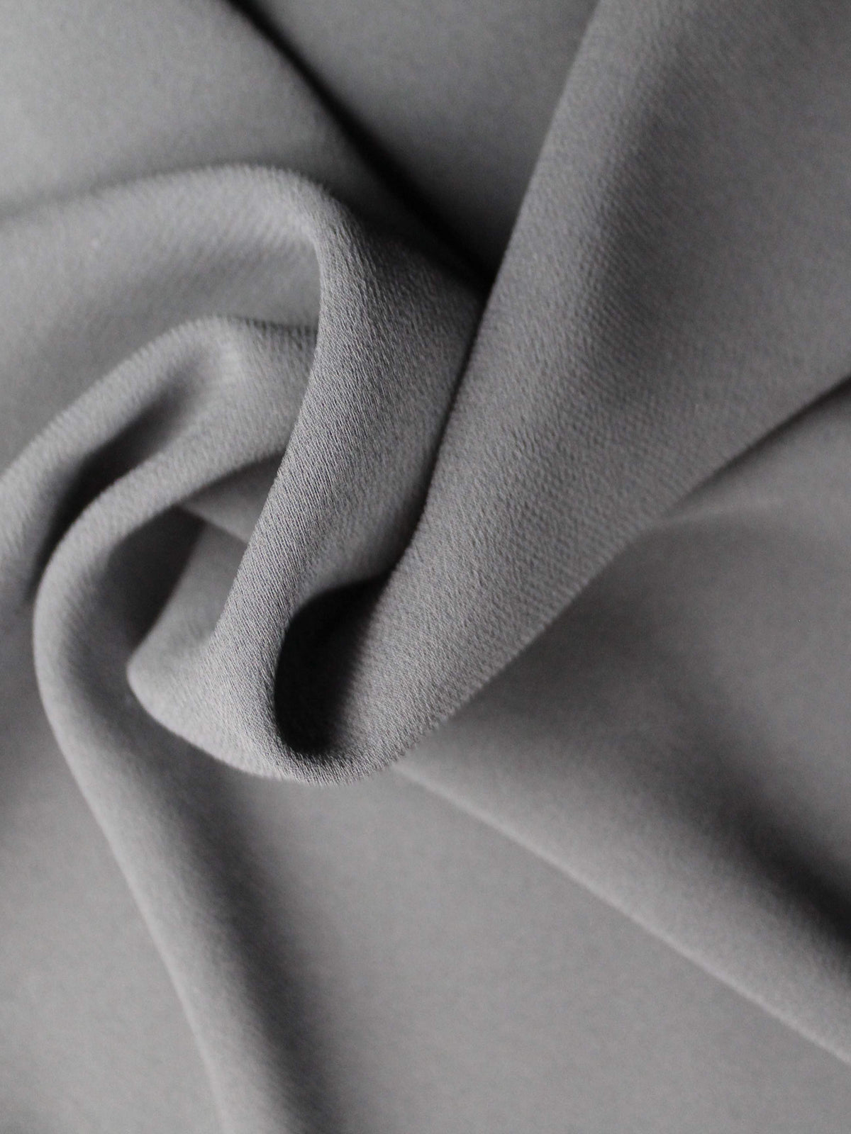 Black Polyester Georgette - P48