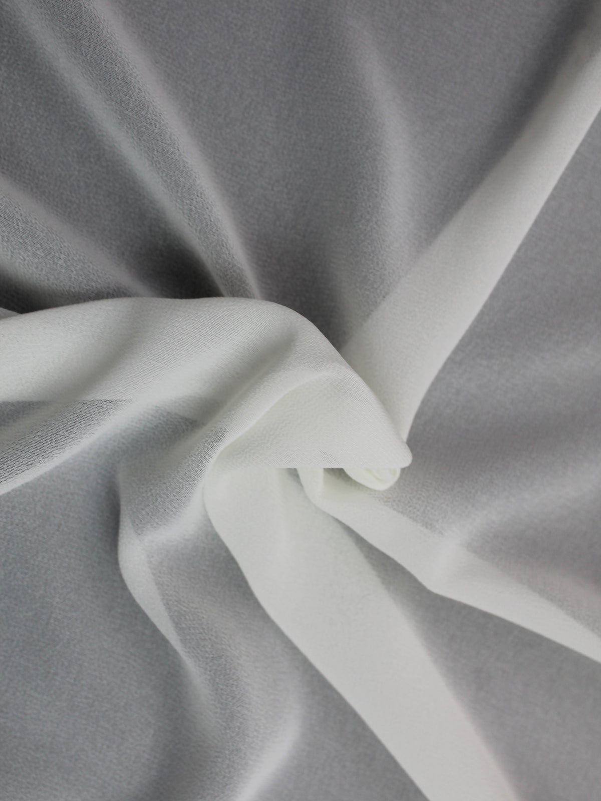 Pale Ivory Polyester Georgette - P48
