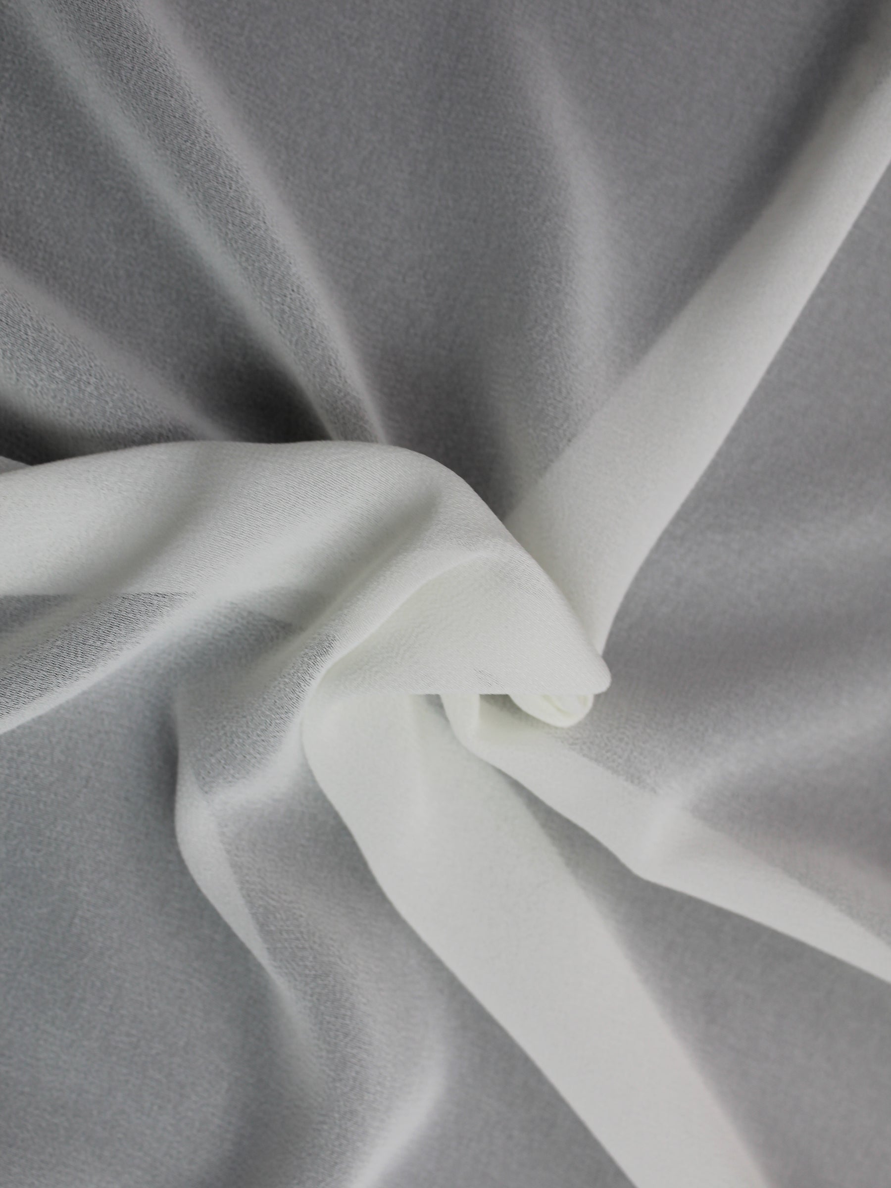 Pale Ivory Polyester Georgette - P48