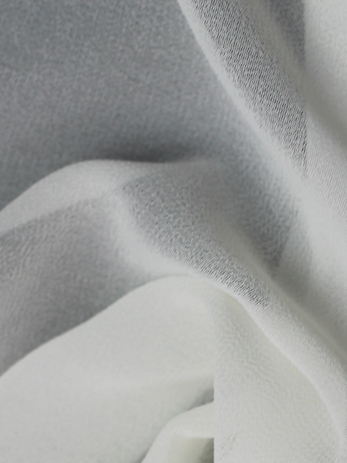 Pale Ivory Polyester Georgette - P48