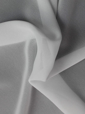 White Polyester Georgette - P48
