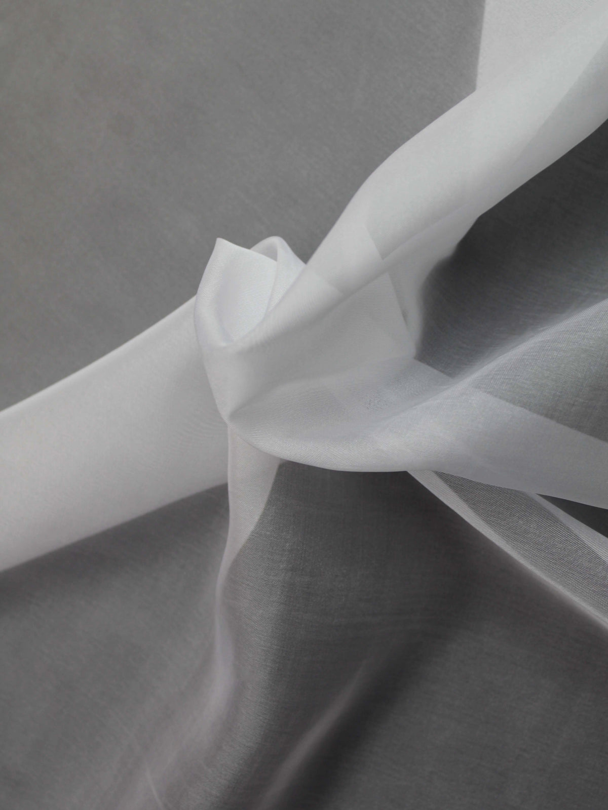 White Poly Organza - P49