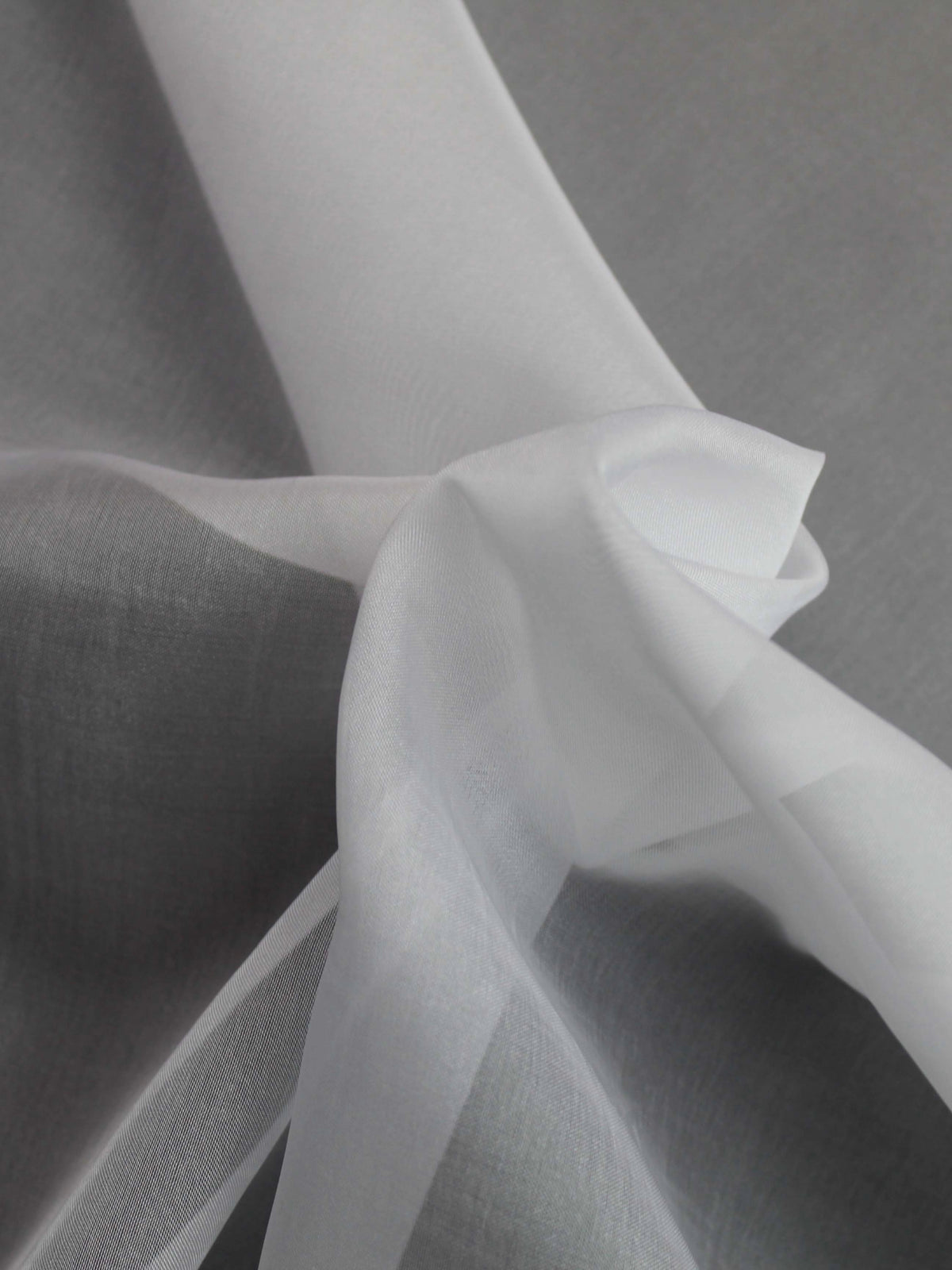White Poly Organza - P49